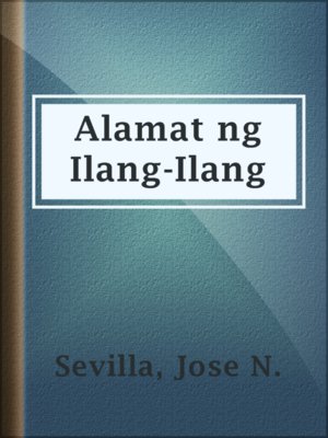 cover image of Alamat ng Ilang-Ilang